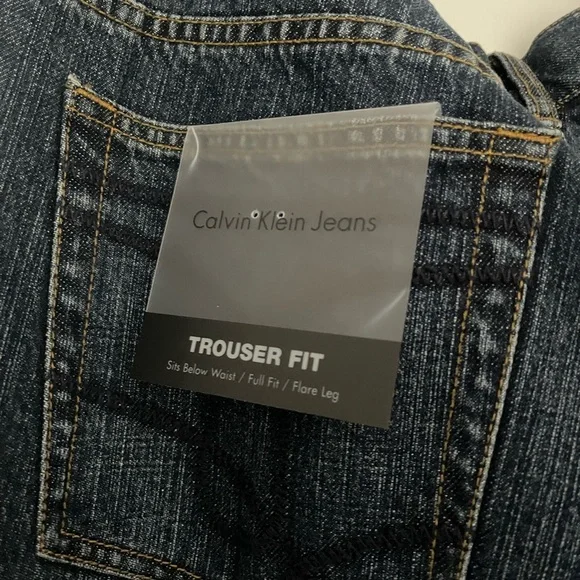 Calvin Klein Jeans - Dark Blue Women's Trouser Jeans Size 14 NWT - Picture 5 of 8